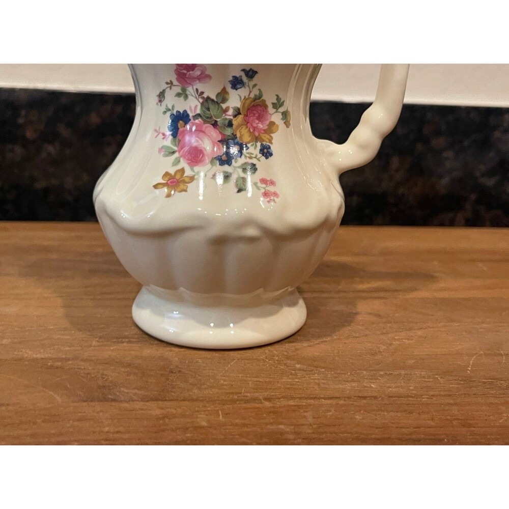 Vintage Athena Floral Ceramic Soap Dispenser - Picture 2 of 6